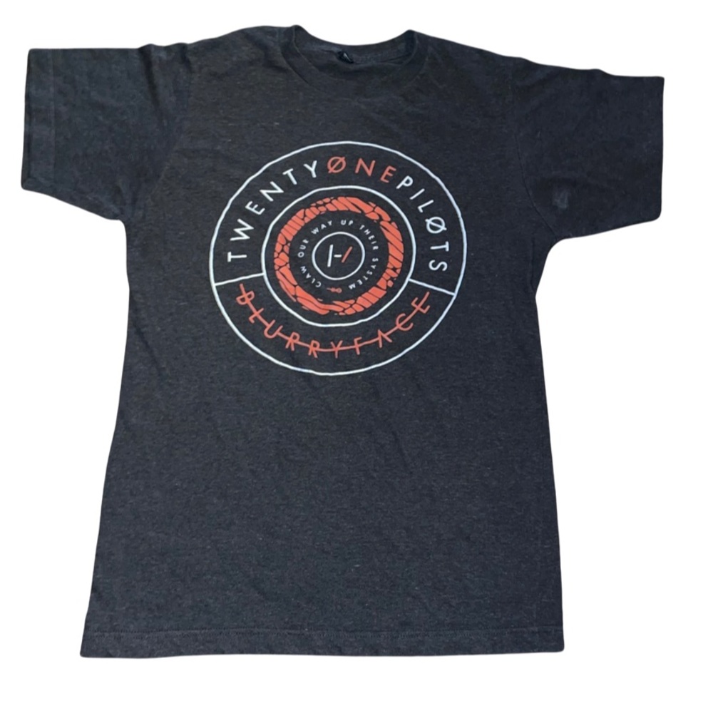 21 Pilots Official Concert T-shirt: Blurryface Graphic Tee: Adult Unisex Small